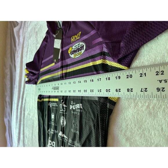 DNA Cycling Salinas High Mountain Bike Team Purple Cycling Jersey Large New - Picture 9 of 12